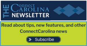 Subscribe to the ConnectCarolina Newsletter